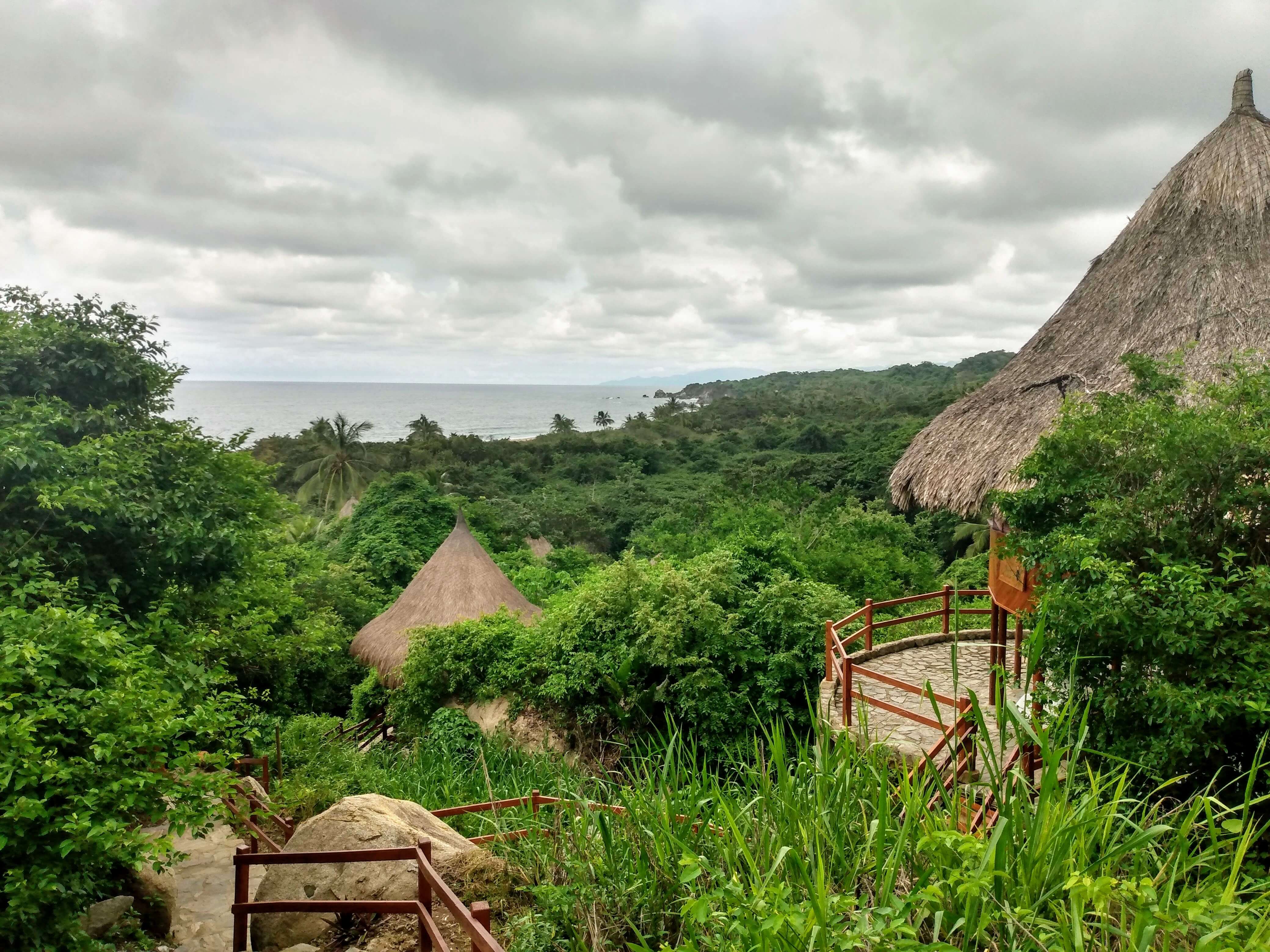 Vista del parque Tayrona