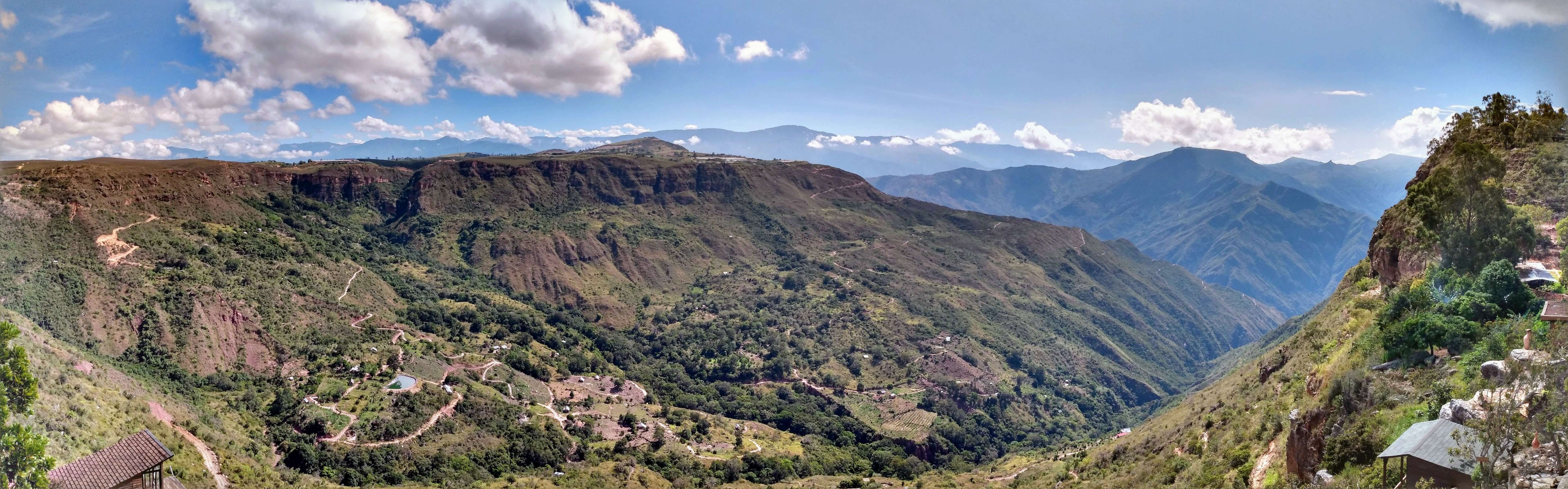 Panorama en el Refugio La Roca