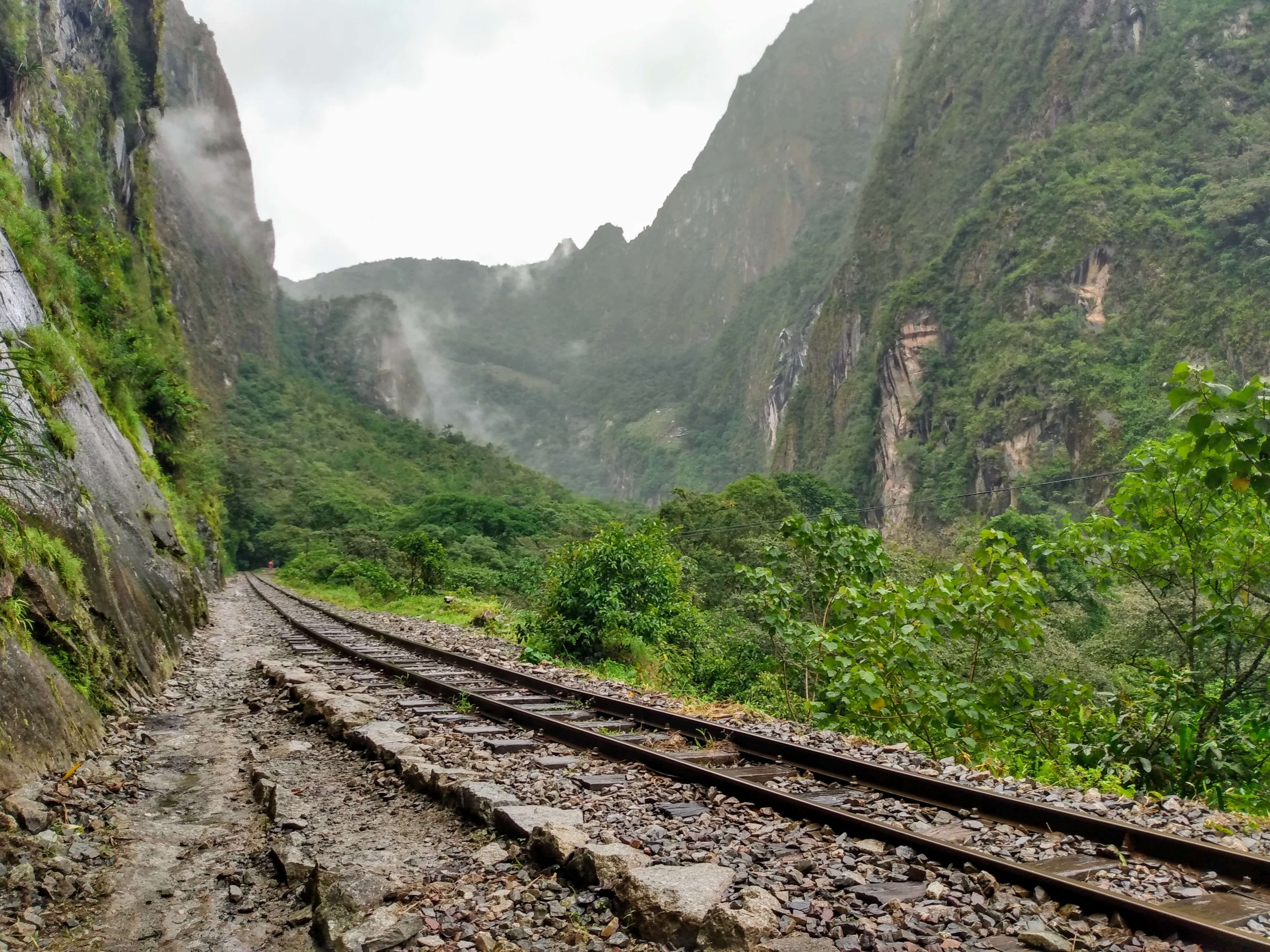 En las vías del tren